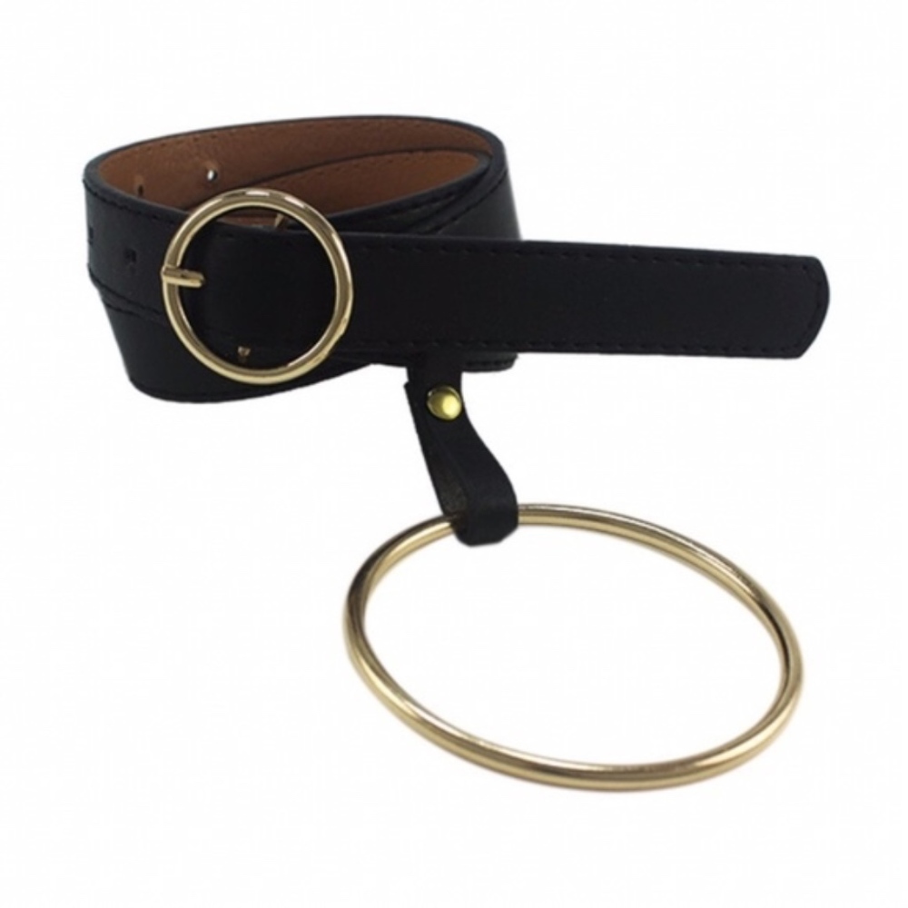 Vintage retro boho geo round circle chic belt - Picture 3 of 8